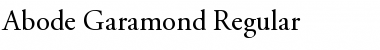 Abode Garamond Regular Font