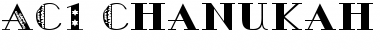 AC1-Chanukah Regular Font
