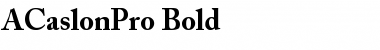 Download Adobe Caslon Pro Bold Font