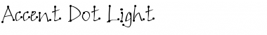 Accent Dot Light Regular Font