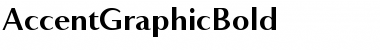 AccentGraphicBold Regular Font