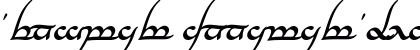 Tengwar Annatar Bold Italic Font Tengwar Annatar Bold Italic Font Preview