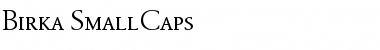 Birka SmallCaps Regular Font