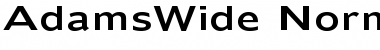 Download AdamsWide Font