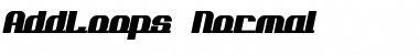 AddLoops Normal Font
