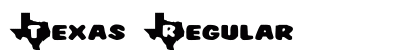 Texas Regular Font Preview Texas Regular Font Preview