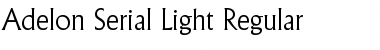 Download Adelon-Serial-Light Font