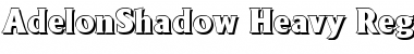 Download AdelonShadow-Heavy Font