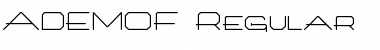 ADEMOF Regular Font