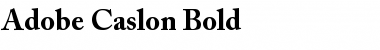 Download ACaslon Bold Font