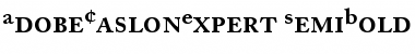 Download AdobeCaslonExpert-SemiBold Font