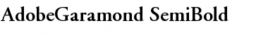 AdobeGaramond-SemiBold Semi Bold