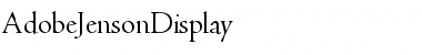 Download AdobeJensonDisplay Font