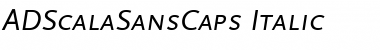 Download ADScalaSansCaps Font