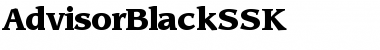 Download AdvisorBlackSSK Font