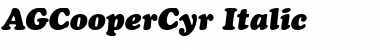 AGCooperCyr Italic