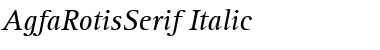 Download Agfa Rotis Serif Font