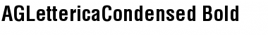 AGLettericaCondensed Bold Font
