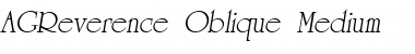 Download AGReverence-Oblique Font