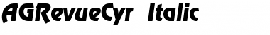 AGRevueCyr Italic Font
