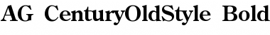 Download AG_CenturyOldStyle Font