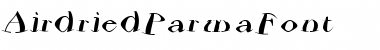 Download AirdriedParmaFont Font