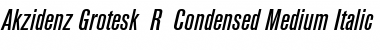 Akzidenz-Grotesk Condensed BQ Regular Font