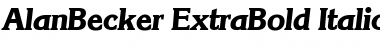 Download AlanBecker-ExtraBold Font