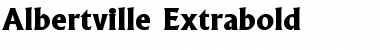Download Albertville Extrabold Font