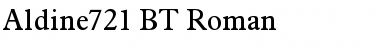 Aldine721 BT Roman Font