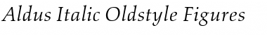 Aldus RomanSC Italic Font