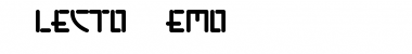 Download Alecto Demo Font