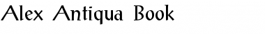 Alex-Antiqua Book Font