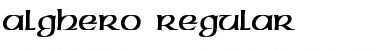 ALGHERO Regular Font