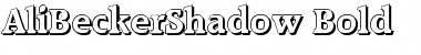 Download AliBeckerShadow Font