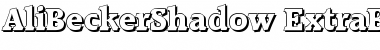 Download AliBeckerShadow-ExtraBold Font