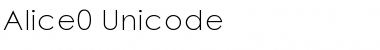 Download Alice0 Unicode Font