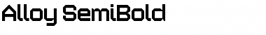 Alloy SemiBold Font