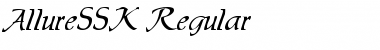 AllureSSK Regular Font