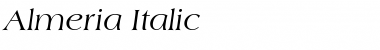 Almeria Italic Font