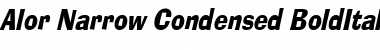 Download Alor Narrow Condensed Font