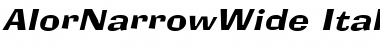 Download AlorNarrowWide Font