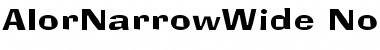 Download AlorNarrowWide Font