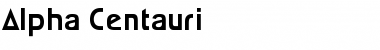 Alpha Centauri Regular Font