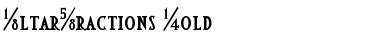 Download AltarFractions Bold Font