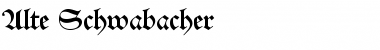 Download Alte Schwabacher Font