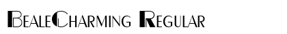 BealeCharming Regular Font BealeCharming Regular Font Preview