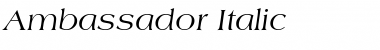 Download Ambassador Font