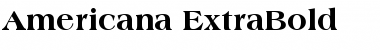 Download Americana-ExtraBold Font