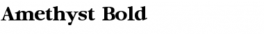 Download Amethyst Bold Font